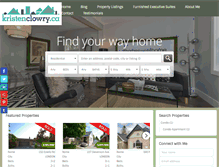 Tablet Screenshot of kristenclowry.ca